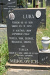 MIHOLOVICH Luka 1891-1972 & Tereza 1892-1984