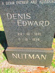 NUTMAN Denis Edward 1921-1979