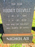 NICHOLAS Rodney Delville 1941-1979