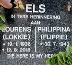 ELS Lourens 1936-2018 & Philippina 1943-