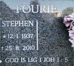 FOURIE Stephen 1937-2010