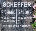 SCHEFFER Richard 1941-2013 & Salomie 1947-