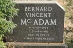 McADAM Bernard Vincent 1924-1963