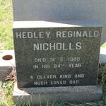 NICHOLLS Hedley Reginald -1989