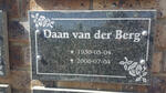 BERG Daan, van der 1930-2008