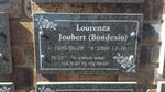 JOUBERT Lourenza nee BONDESIO 1935-2009