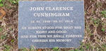 CUNNINGHAM John Clarence 1930-2014