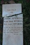 SPYRON John 1828-1892