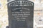 SCHOLTZ Susan Sophy nee BEYERS 1877-1946