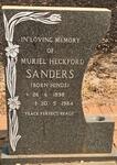 SANDERS Muriel Heckford nee HINDS 1898-1984