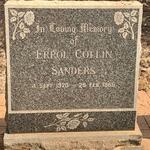 SANDERS Errol Collin 1920-1965