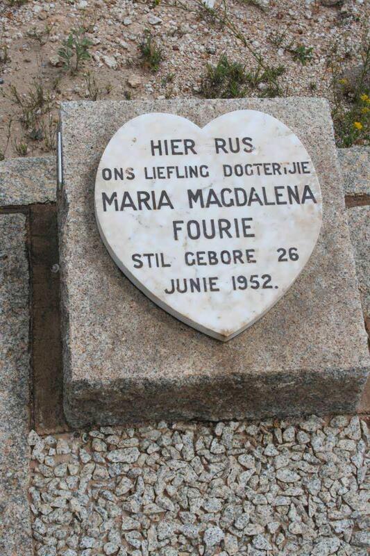 FOURIE Maria Magdalena 1952-1952