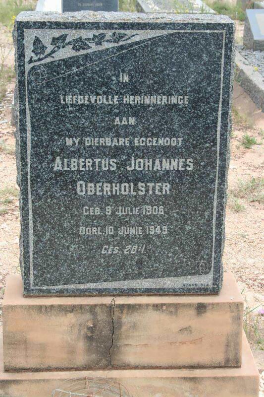 OBERHOLSTER Albertus Johannes 1906-1949