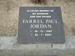 JORDAN Farrel Paul 1962-2007