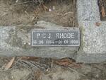 RHODE P.C.J. 1964-1998