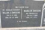 SWIEGERS Willem J. 1891-1958 & Maria M. OBERHOLSTER 1899-1972