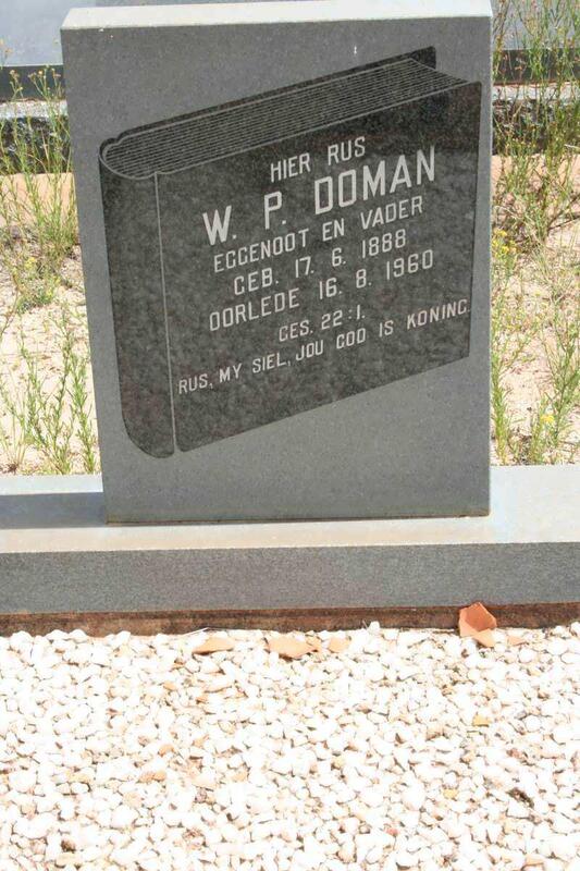 DOMAN W.P. 1888-1960