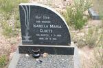 CLOETE Isabella Maria nee MARITZ 1888-1981
