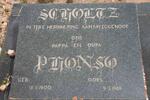 SCHOLTZ Phonso 1900-1969