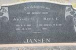 JANSEN Johannes U. 1902-1971 & Maria C. REINECKE 1894-