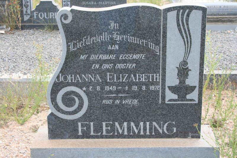 FLEMMING Johanna Elizabeth 1949-1972
