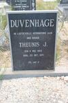 DUVENHAGE Theunis J. 1903-1971