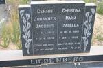 LIEBENBERG Gerrit Johannes Jacobus 1917-1978 & Christina Maria Izabella 1915-1996