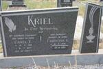 KRIEL Carel F. 1901-1977 & Christina E. 1906-1993