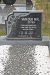 WAL Ester, van der 1915-2001