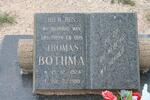 BOTHMA Thomas 1924-1989