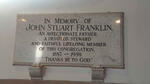 FRANKLIN John Stuart 1887-1959