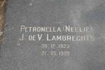 LAMBRECHTS Petronella J. de V. 1923-1999