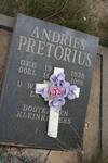 PRETORIUS Andries 1938-1996