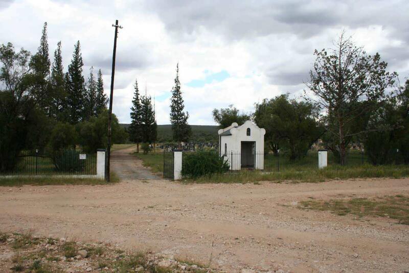 2. View from street of entrance to Griekwastad Cemetery