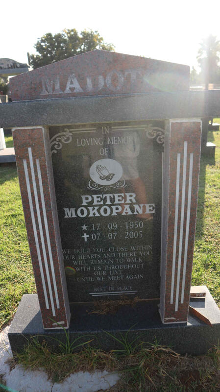 MADOT Peter Mokopane 1950-2005