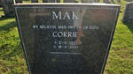 MAK Corrie 1945-2007