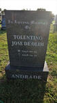 ANDRADE Tolentino Jose De Olim 1947-2008