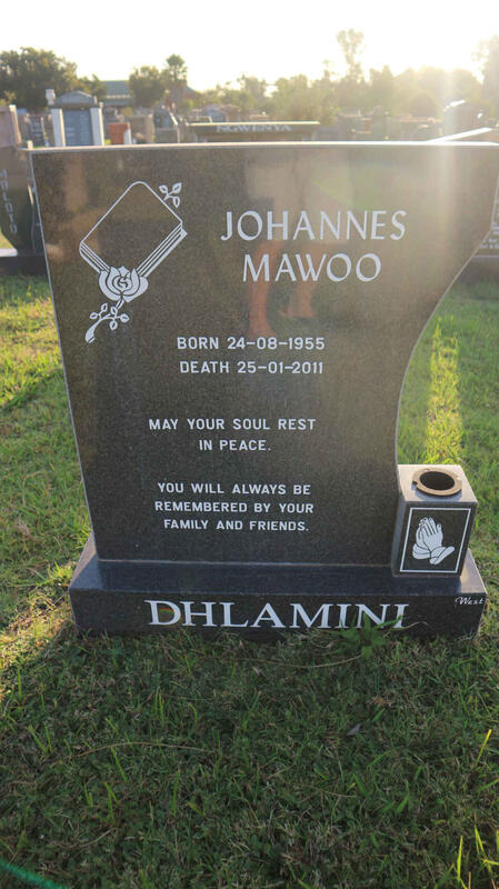 DHLAMINI Johannes Mawoo 1955-2011