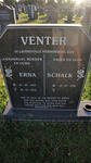 VENTER Schalk 1950- & Erna 1949-2012