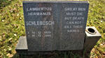 SCHLEBUSCH Lambertus Hermanus 1929-2006