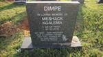 DIMPE Meshack Kgalema 1970-2013