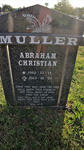 MULLER Abraham Christian 1962-2013