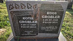 GROBLER Koos 1925-2015 & Kotie 1927-2013