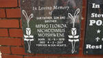 MOTSHWENE Mphotlokoa Nichodimus 1976-2017