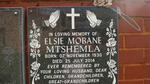 MTSHEMLA Elsie Mobane 1930-2014