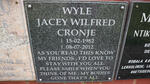 CRONJE Jacey Wilfred 1982-2012