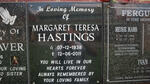 HASTINGS Margaret Teresa 1938-2011