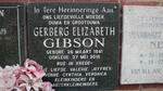 GIBSON Gerberg Elizabeth 1941-2010