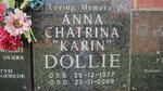 DOLLIE Anna Chatrina 1977-2009