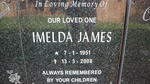 JAMES Imelda 1951-2008